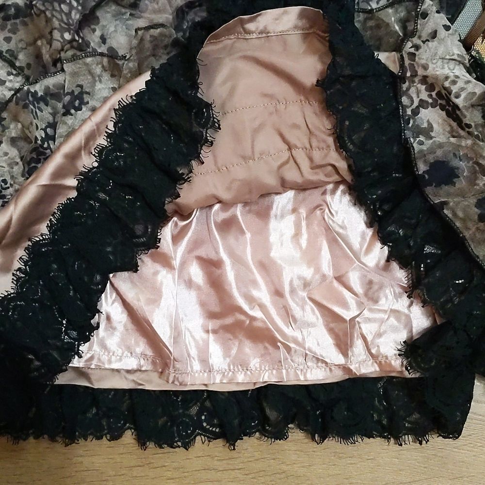 Twelve by Twelve tiered multilayered ruffle lace romantic urban diva L NWT - Picture 6 of 9